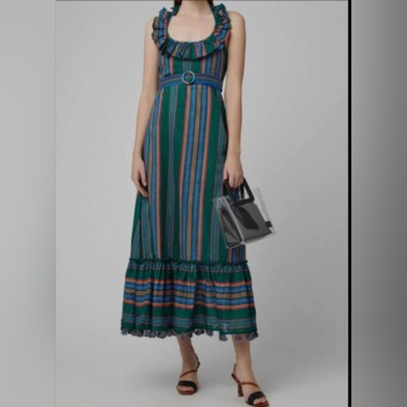 Zimmermann Multicolor Striped Maxi Dress - Picture 1 of 8